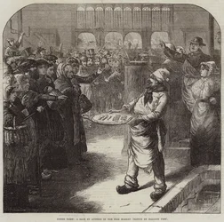 Inside Paris, a Sale by Auction in the Fish Market